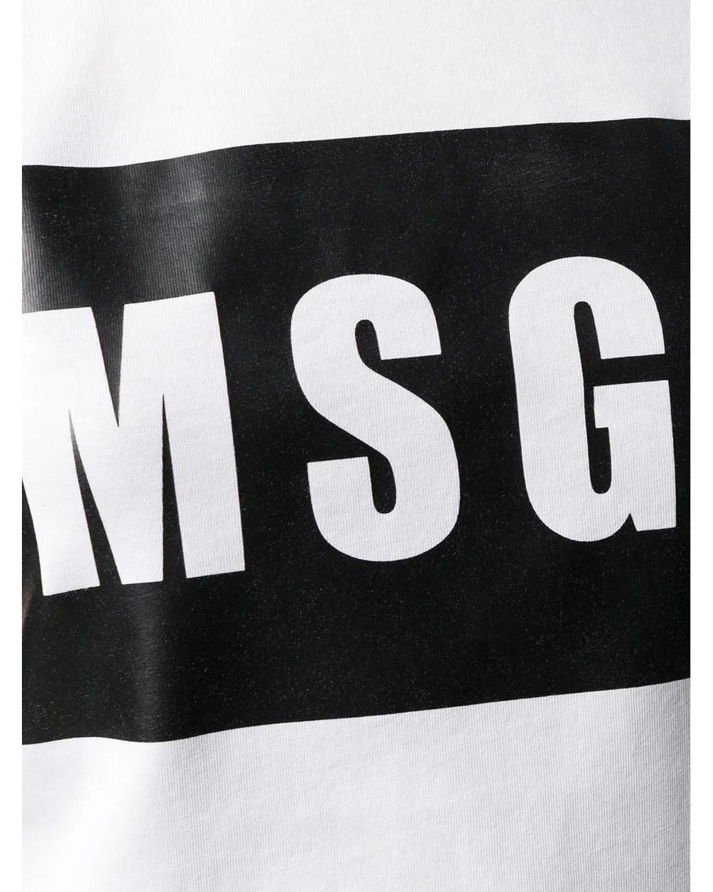 MSGM White Logo T-Shirt
