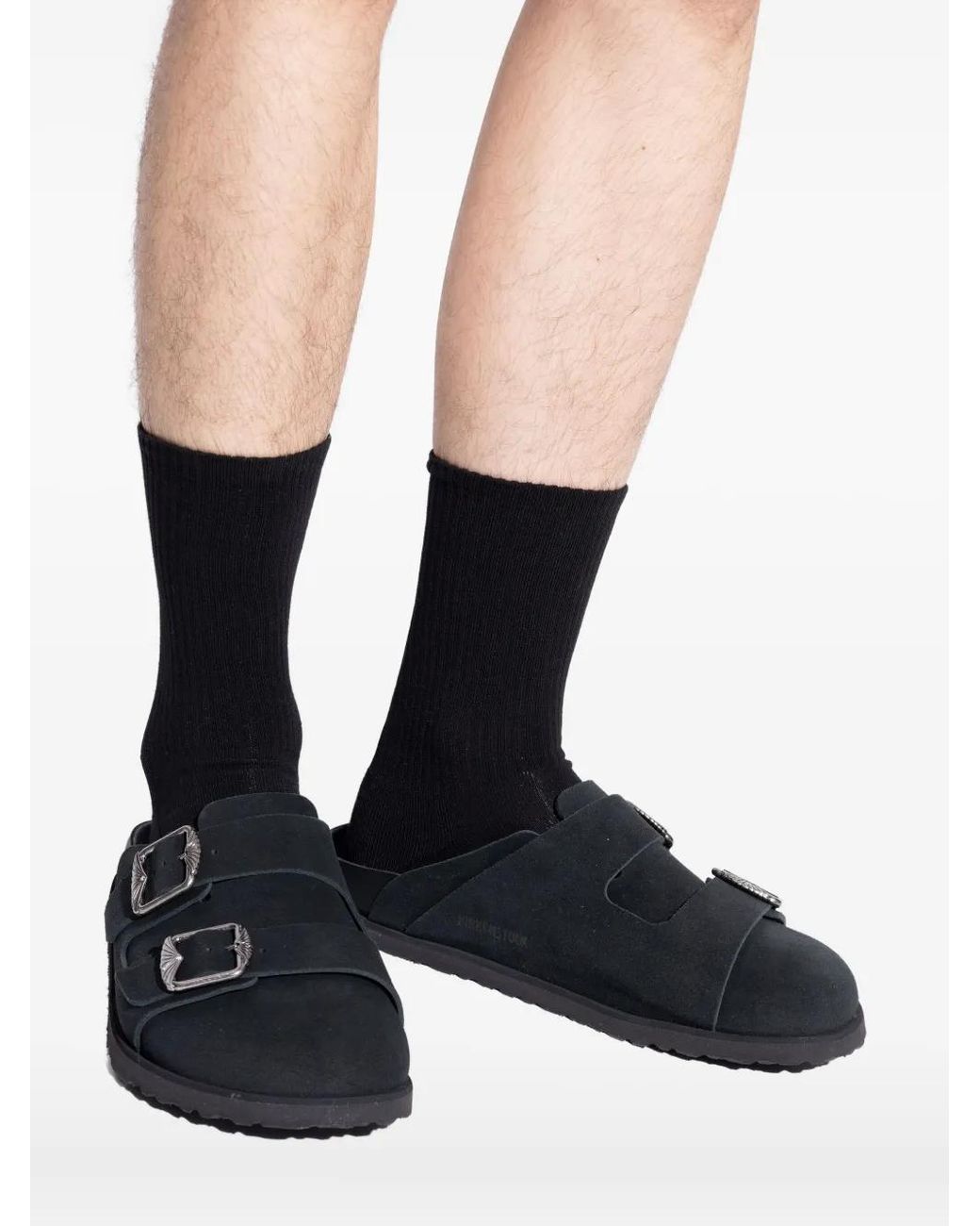 Birkenstock Black Becomes Berlin London Suede Loafers for men