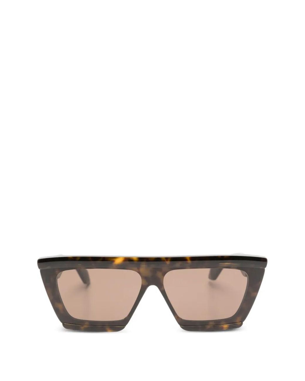Alaïa Brown Lunettes De Soleil À Monture Géométrique