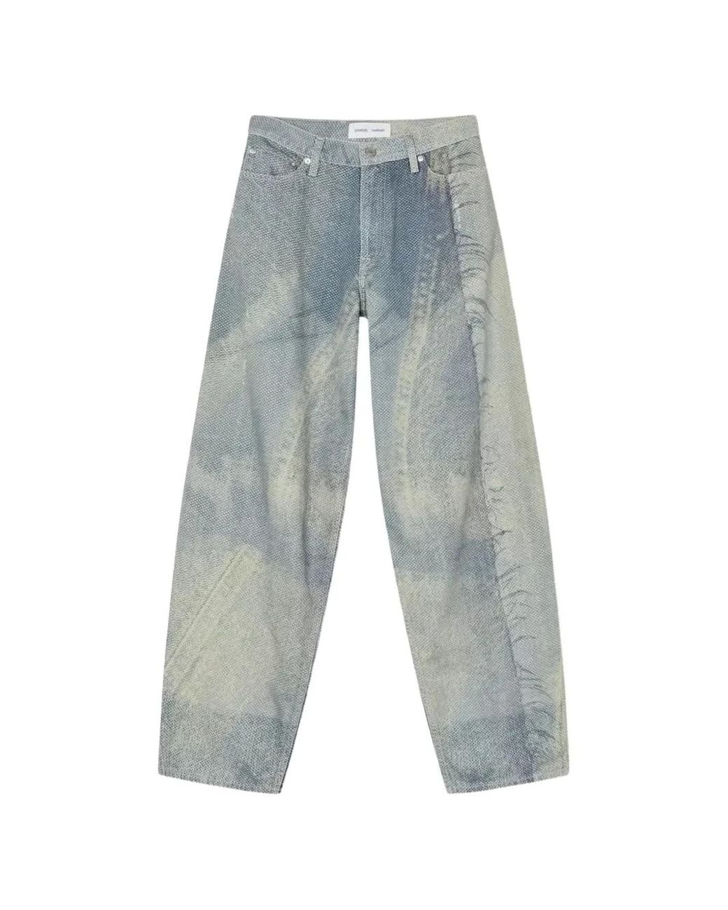 Samsøe & Samsøe Blue Textured Jeans