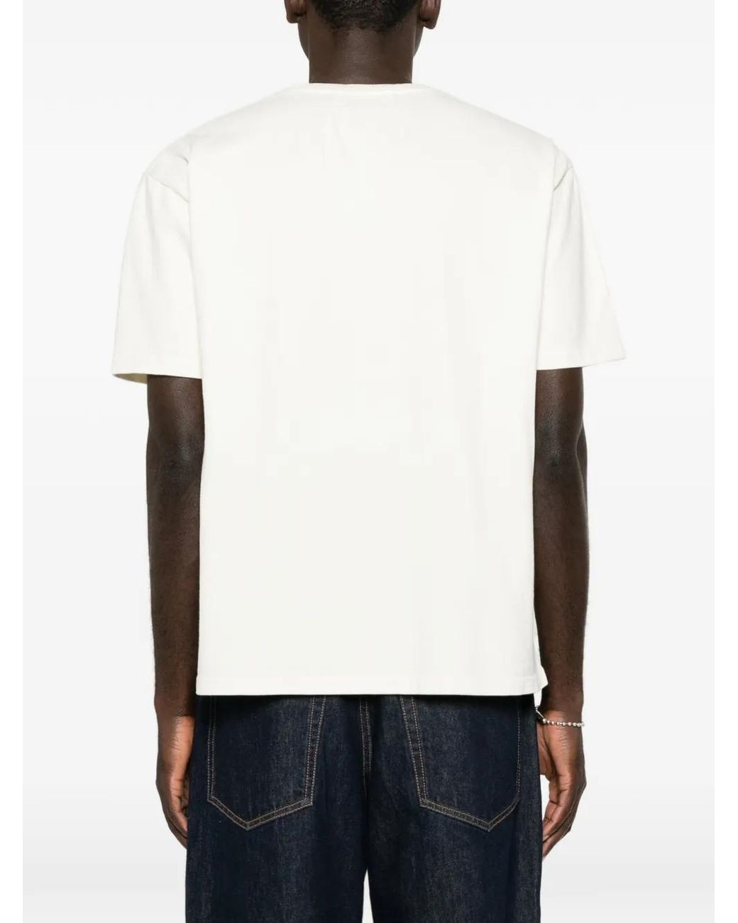 Rhude White Inspired Winter Rallye Graphic Tee For for men