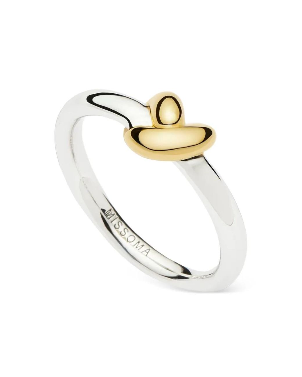 Missoma Metallic X Lucy Williams Disc Mixed Ring