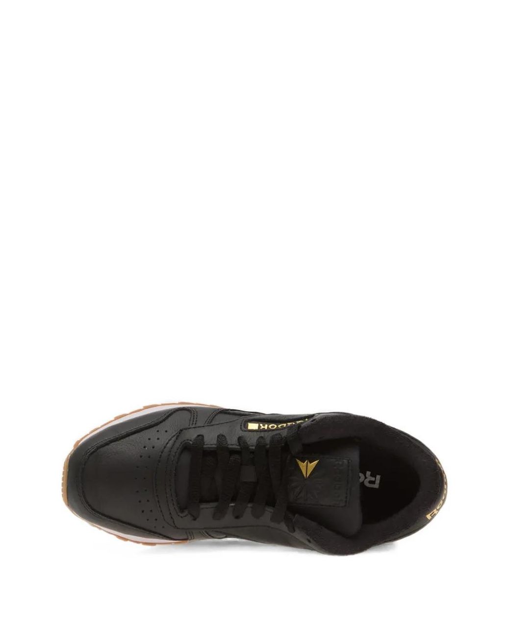 Reebok Black Baskets En Cuir