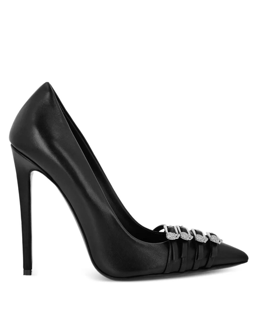 Philipp Plein Black Stiletto-Heel Pumps