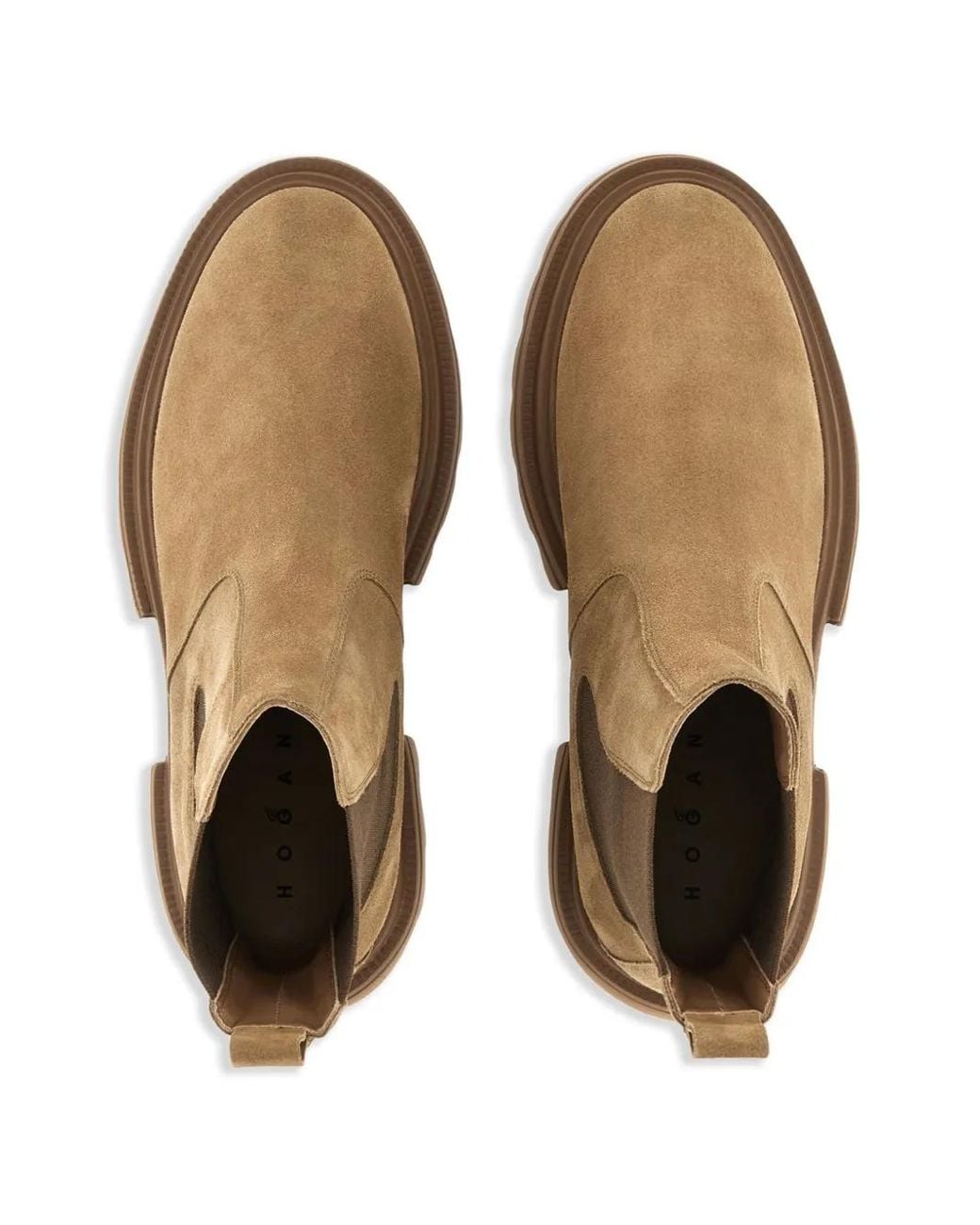 Bottes En Daim Hogan en coloris Brown