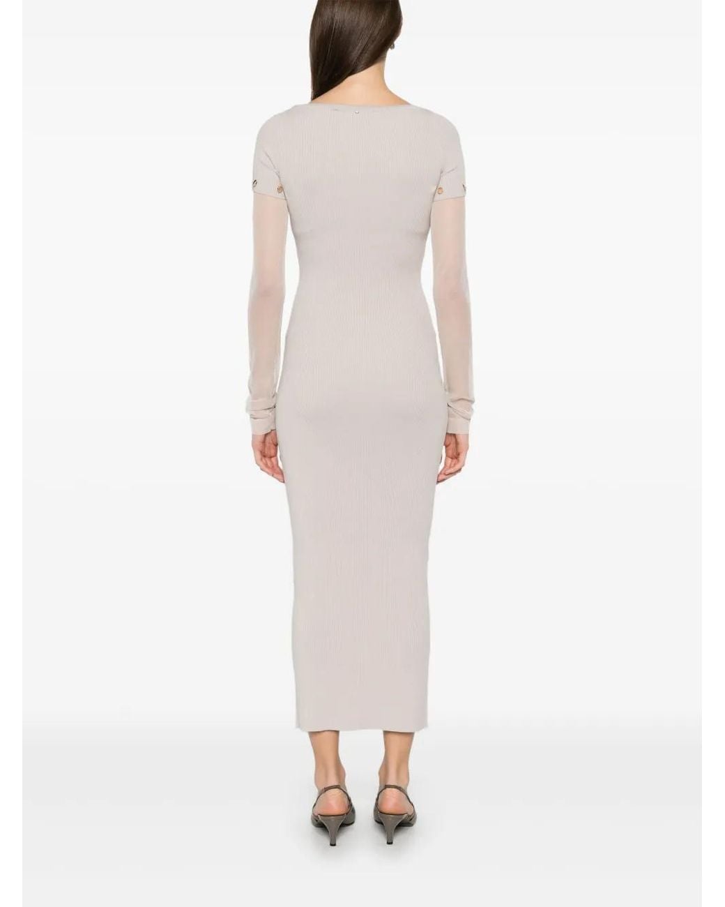 Sportmax White Grazia Maxi Dress