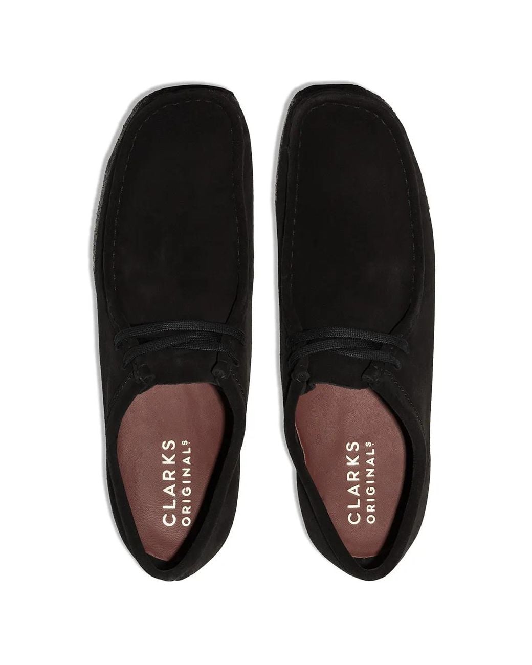 Clarks Black Wallabee Lace-Up Desert Boots for men