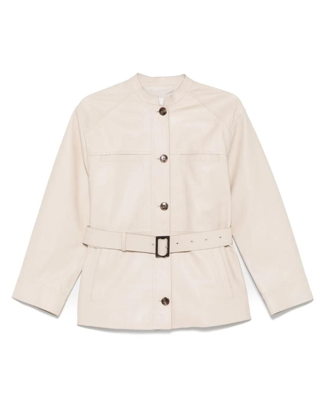 Yves Salomon Natural Leather Jacket
