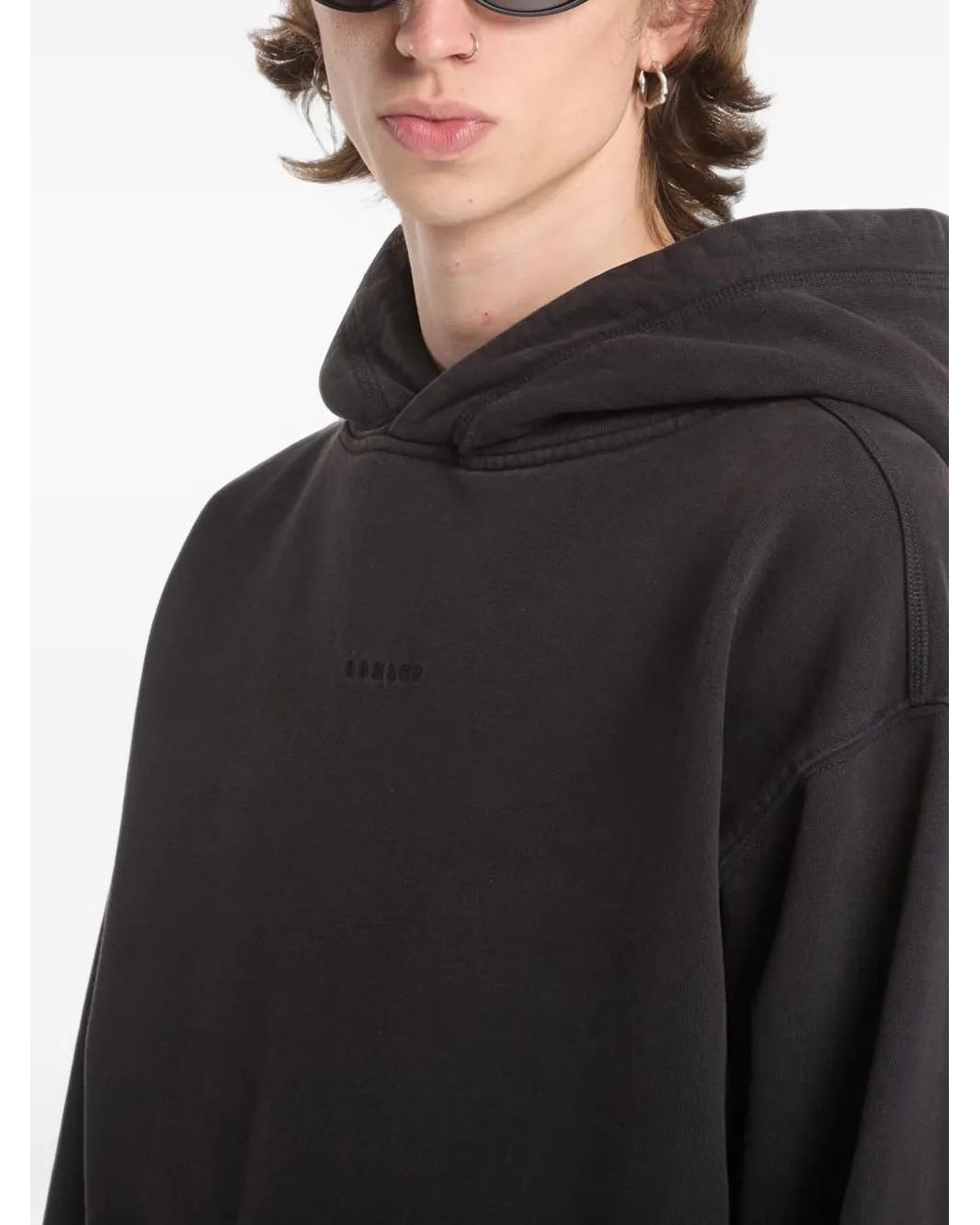 Oakley Gray Echo Mod Embroidered Hoodie for men