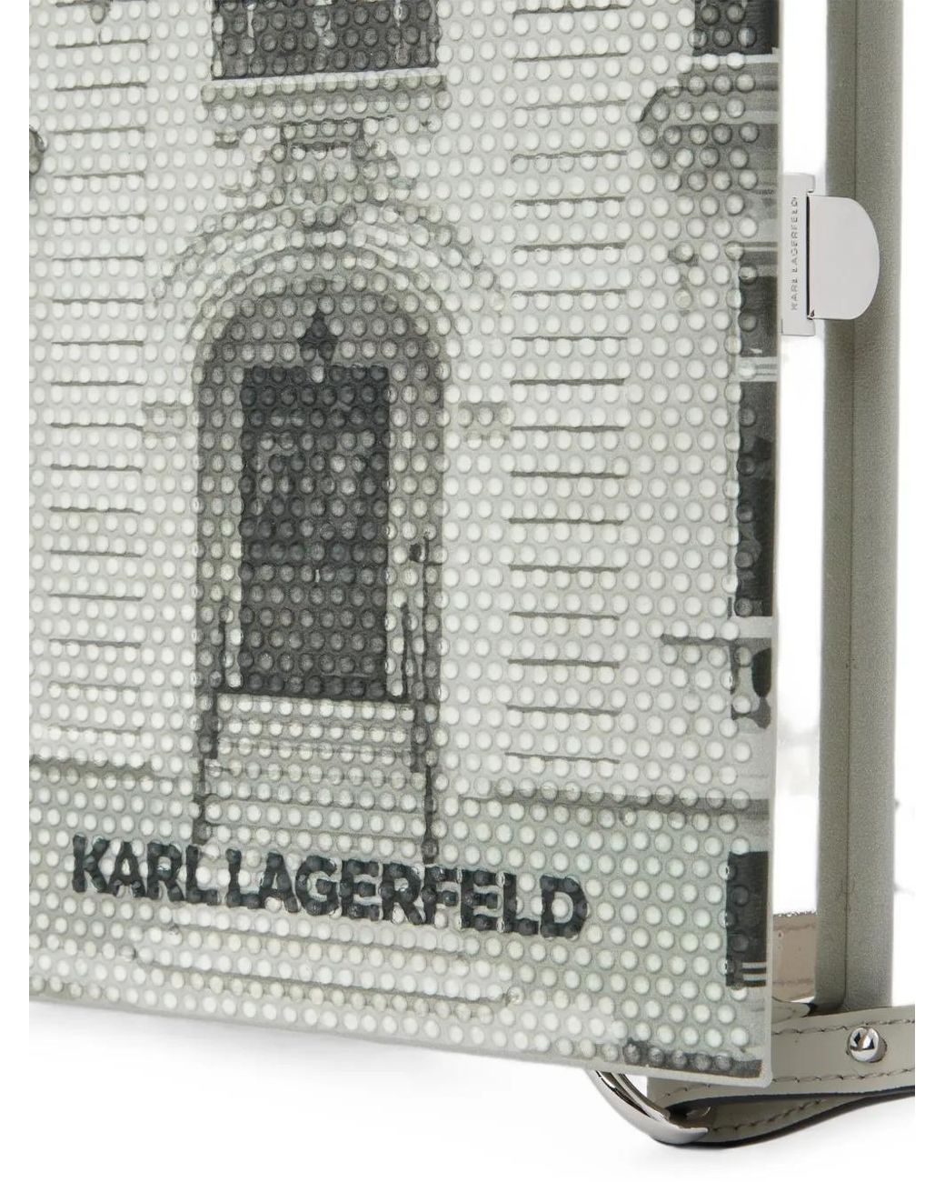 Karl Lagerfeld Gray K/Soiree Maison Minaudière Bag