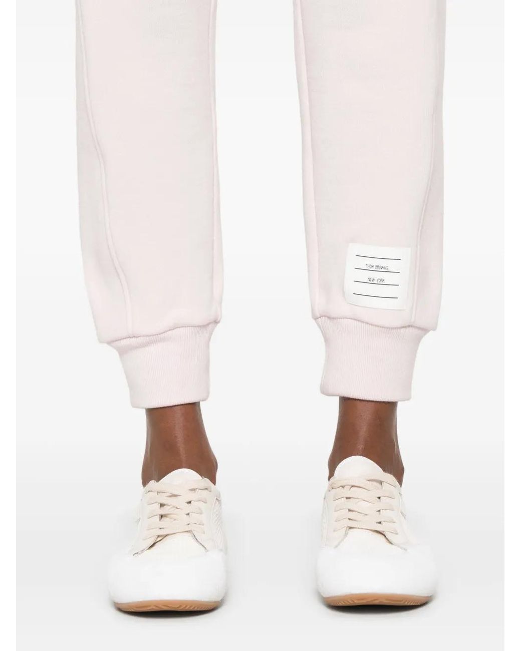 Thom Browne Pink 4-Bar Jersey Track Pants
