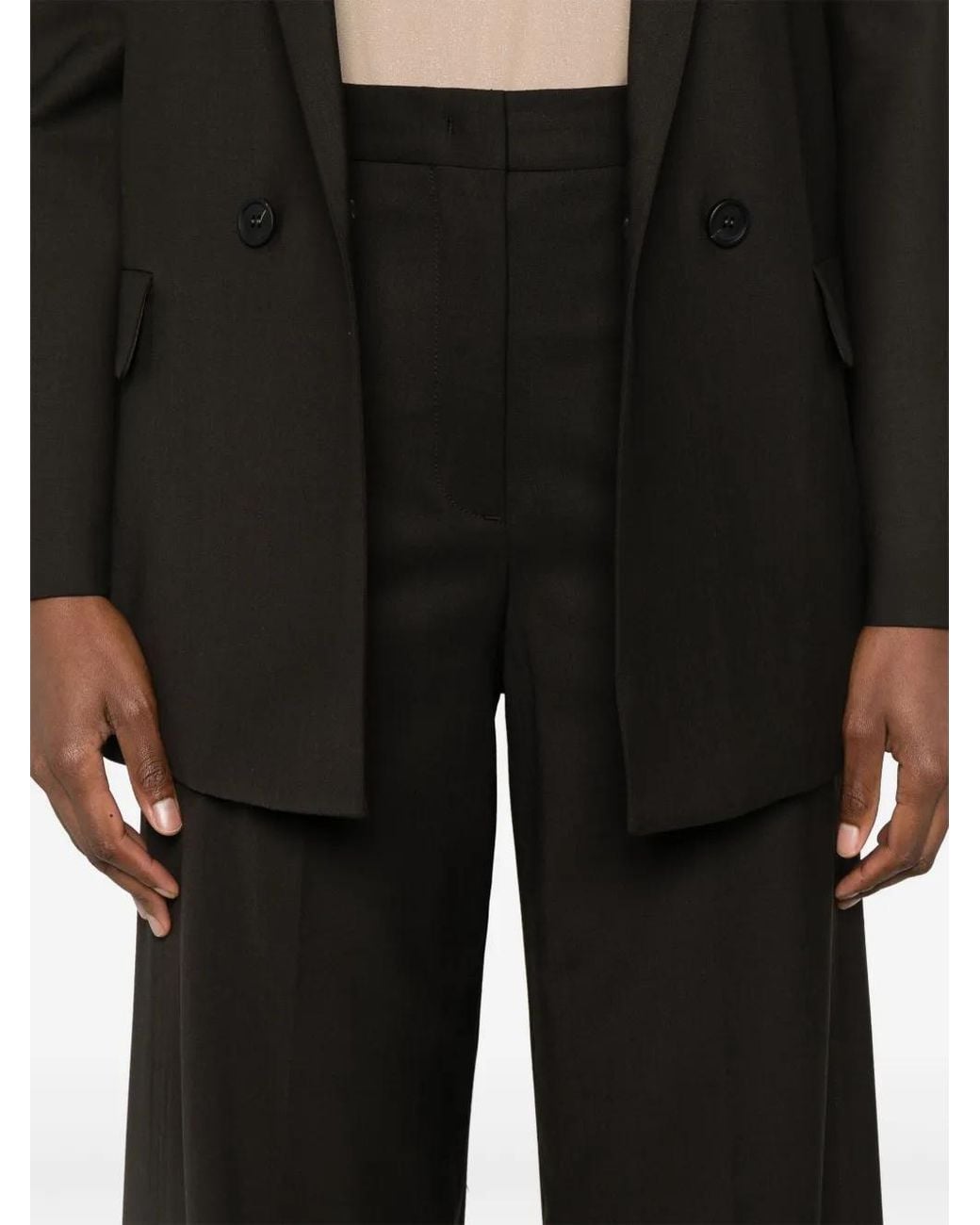 Fabiana Filippi Black Tailored Trousers