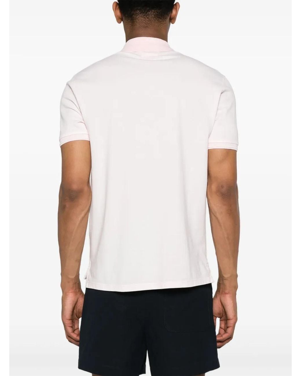 C P Company White Tacting Polo for men