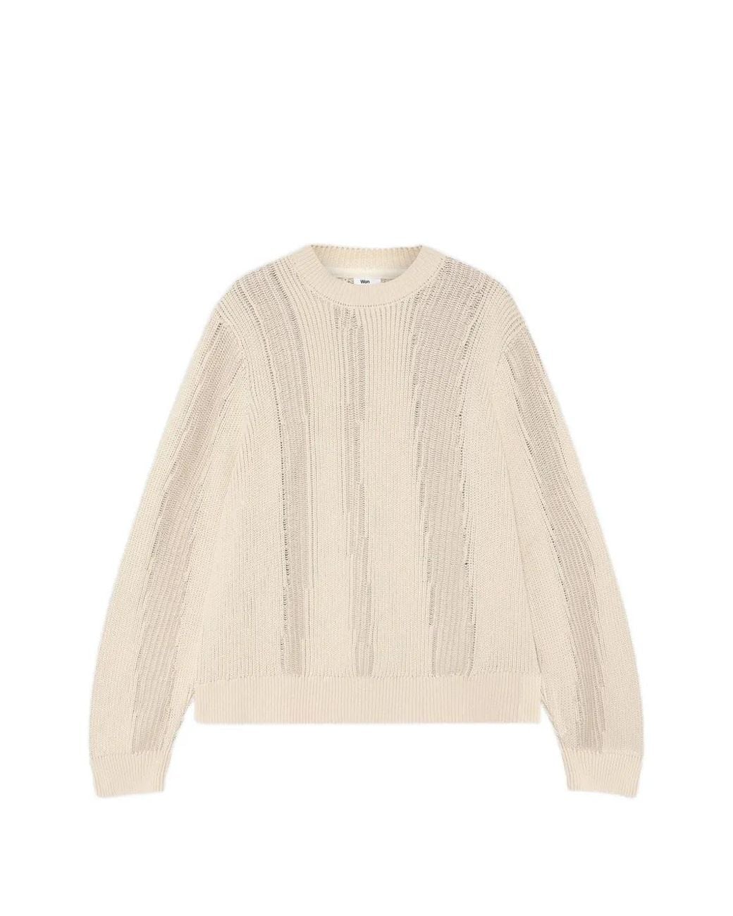 Won Hundred Natural Bently Ribbed-Knit Sweater for men
