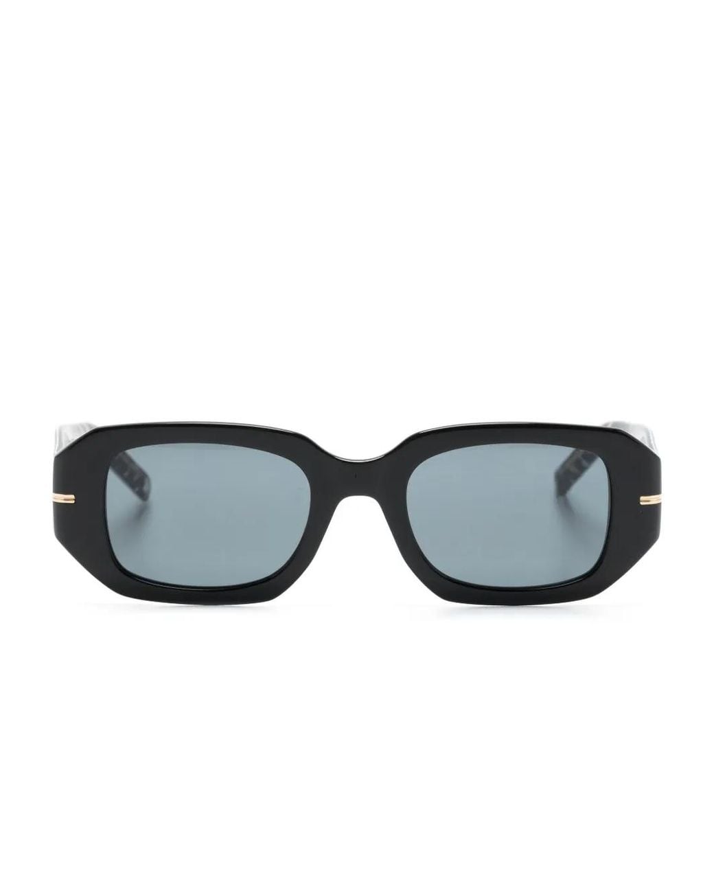 Boss Black Rectangle-Shape Tinted Sunglasses
