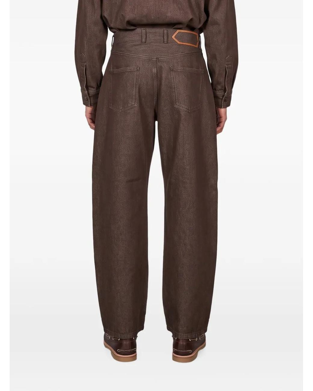 Jacquemus Brown The De-Nîmes Tempo Denim Pants for men