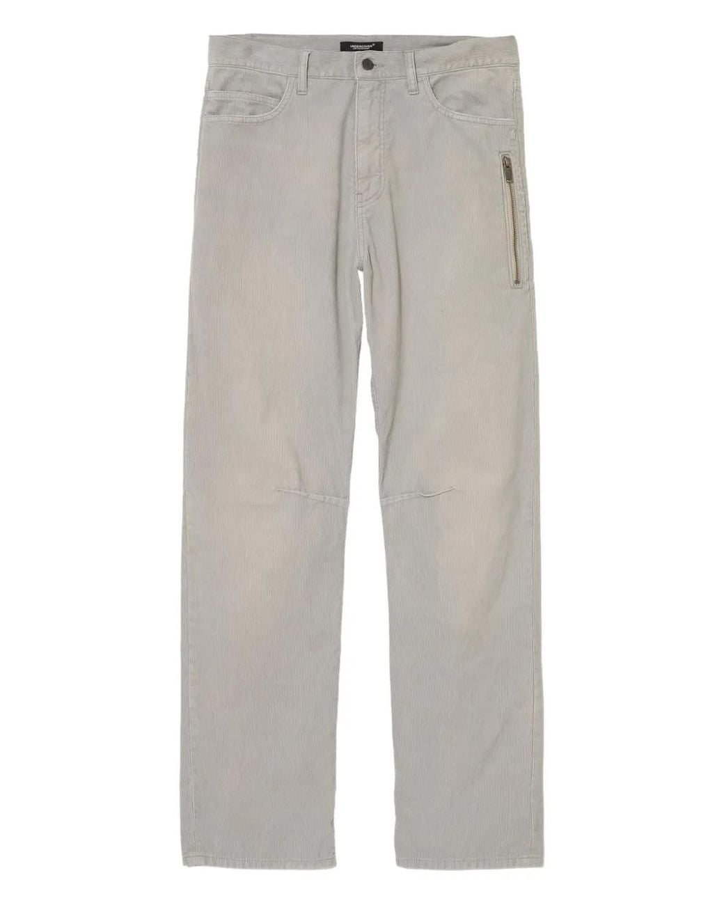 Undercover Gray Dart-Detailed Jeans for men