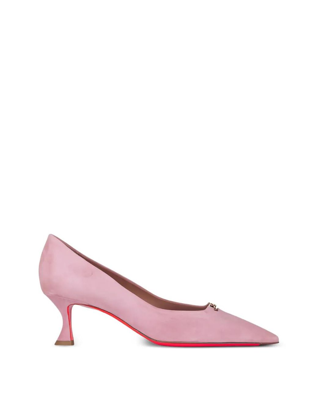 Santoni Pink Sabine Pointed-Toe Pumps