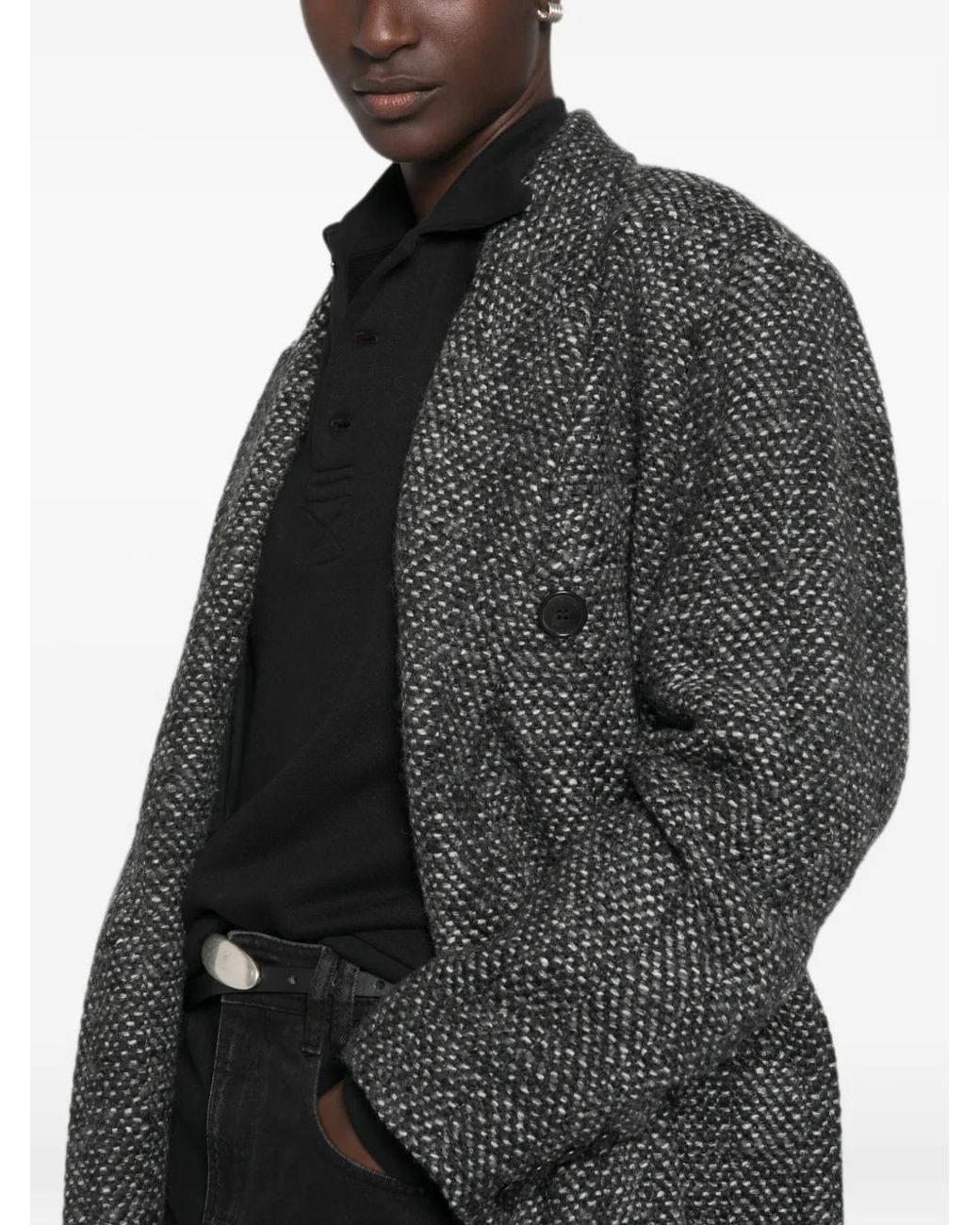 Isabel Marant Gray Pilda Coat