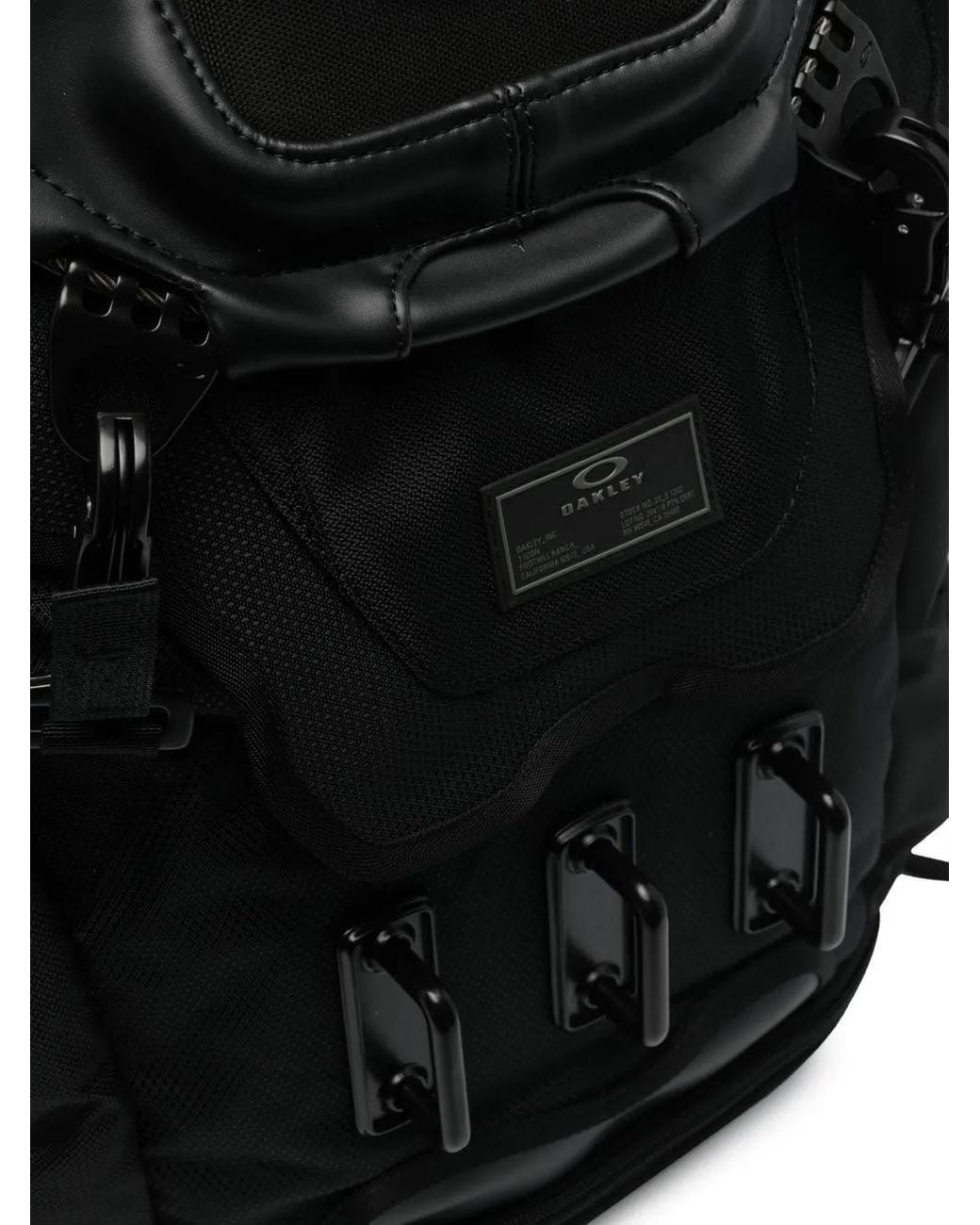 Oakley Black Rucksack Mit Logo-Patch