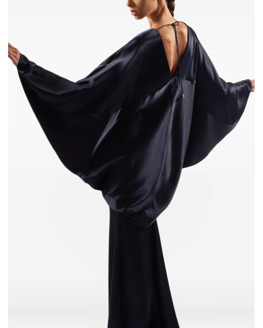 Taller Marmo Blue Butterfly Maxi Gown