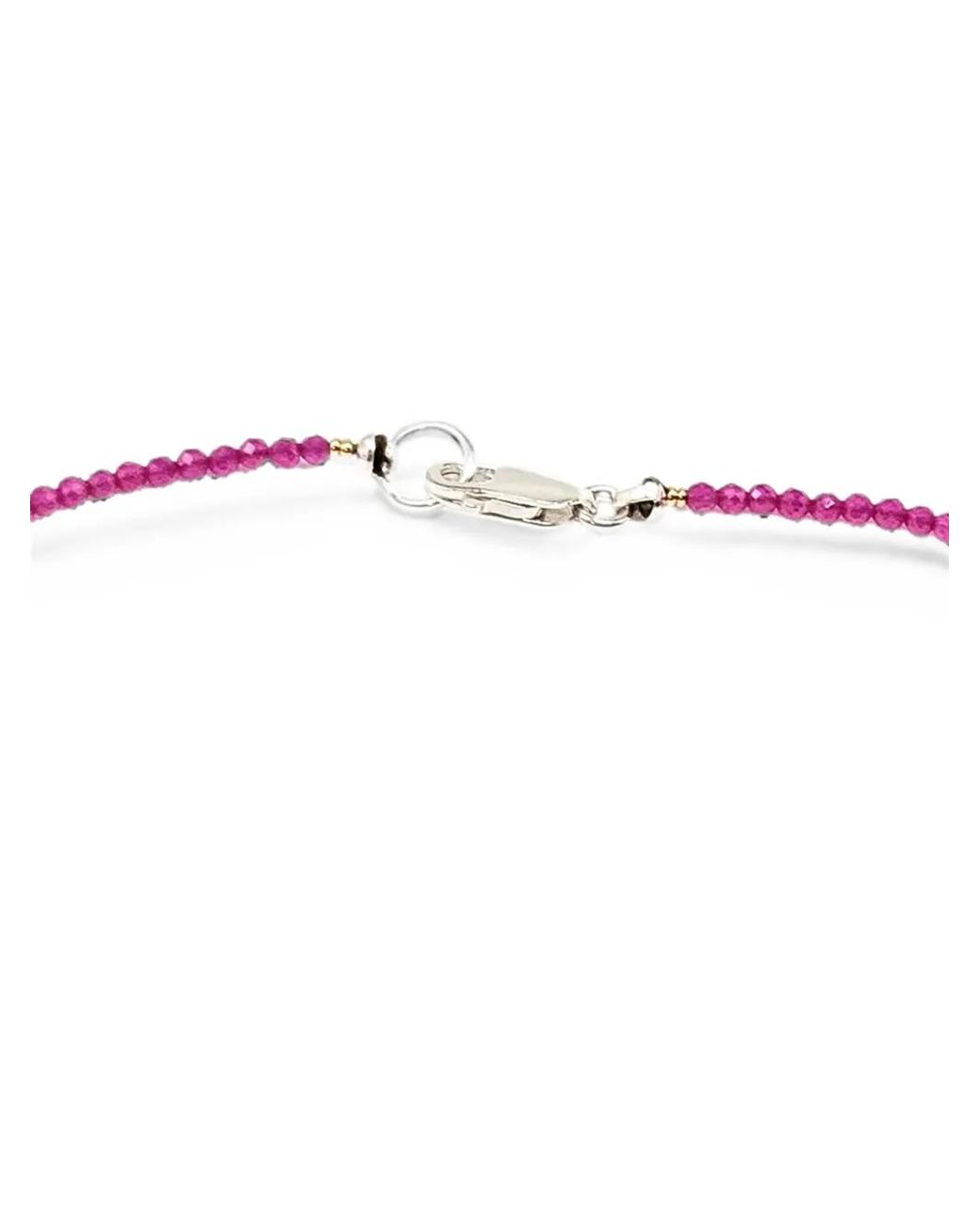 Madison White Ruby Star Necklace