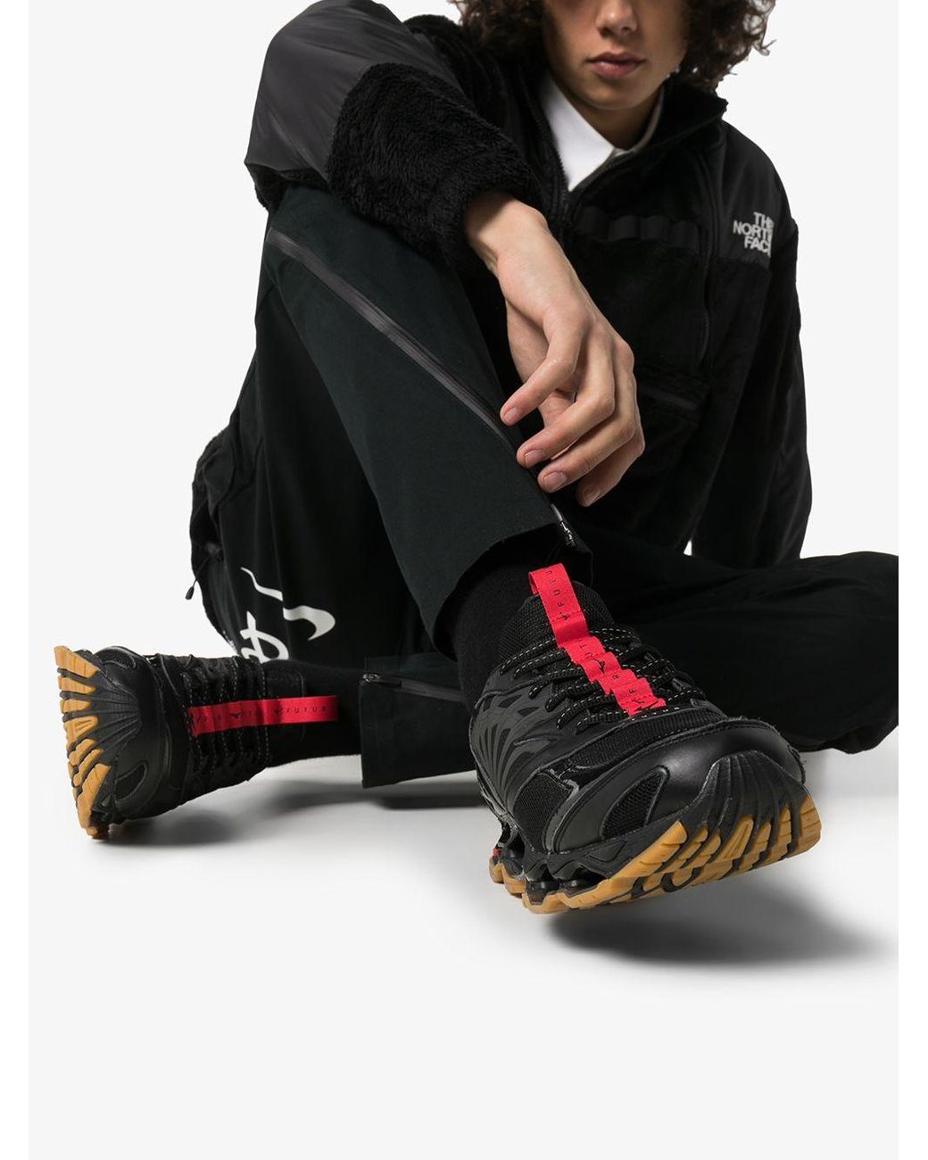 Mizuno X Futur Wave Prophecy Sneakers in Black for Men | Lyst