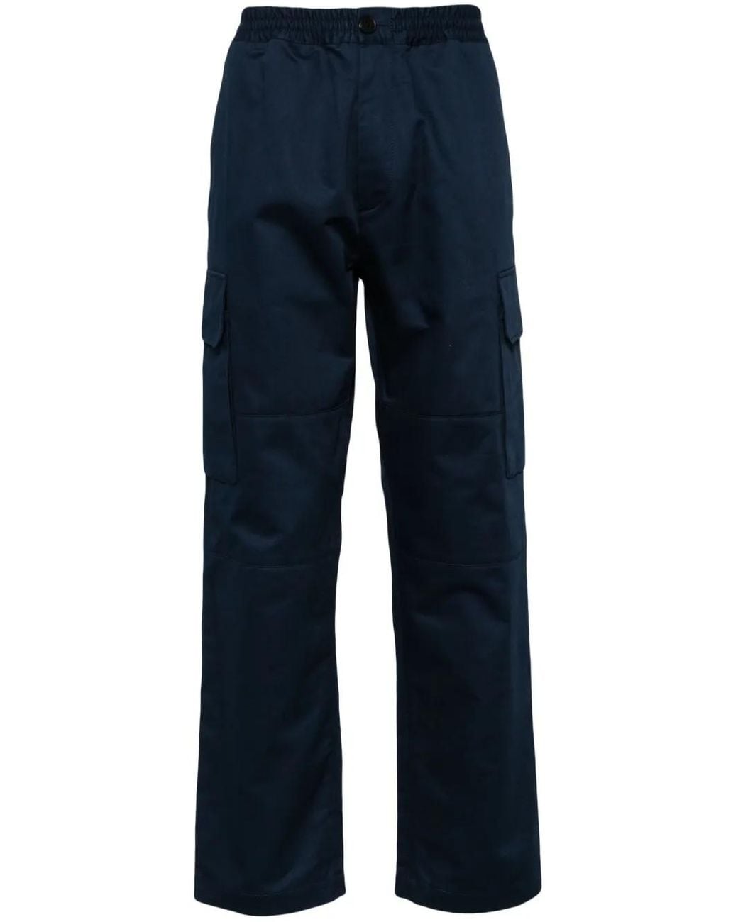 Marni Blue Mid-Rise Cargo Trousers for men