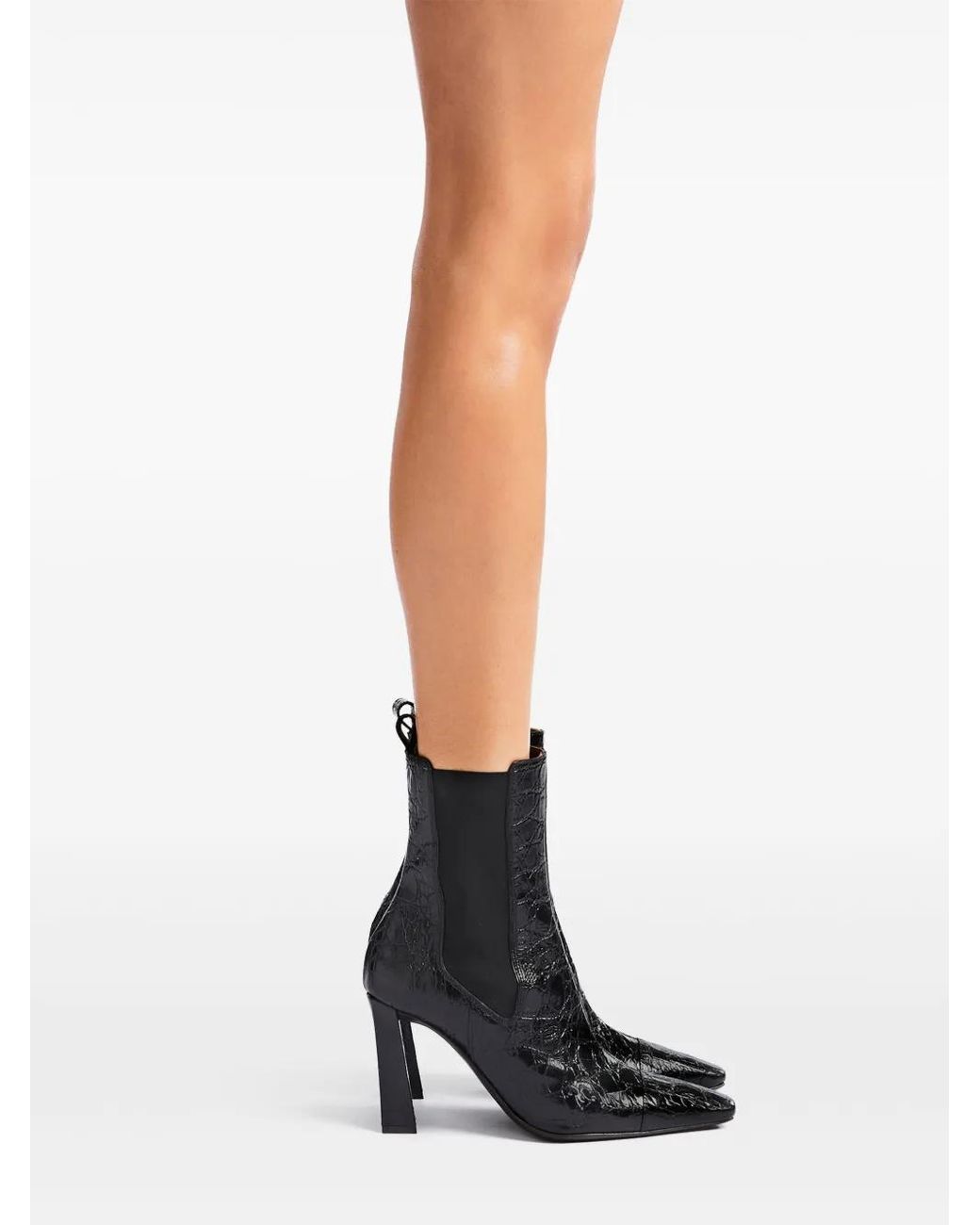 Giuseppe Zanotti Black 90Mm Janiee Beatles Boots