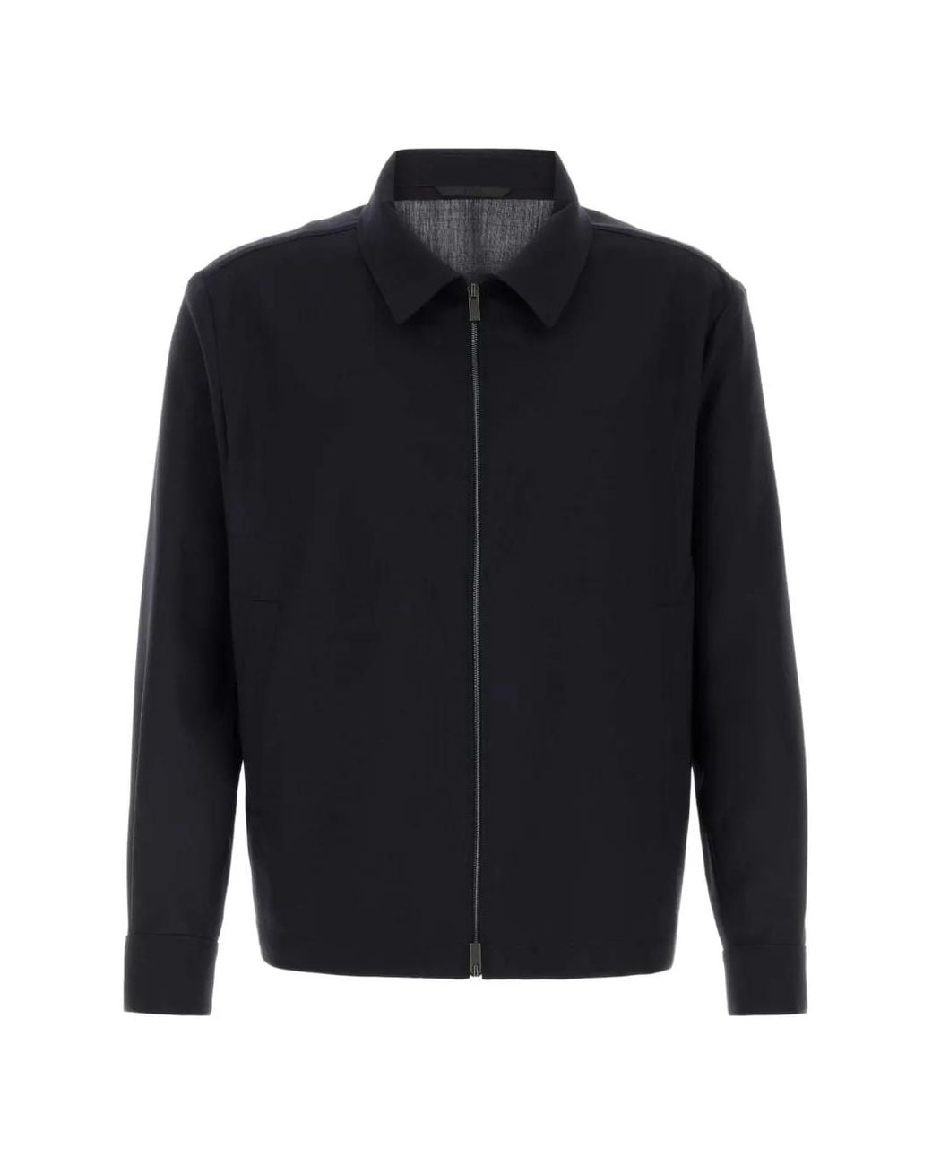 Boss Blue Relaxed-Fit Zip-Up Jacket for men