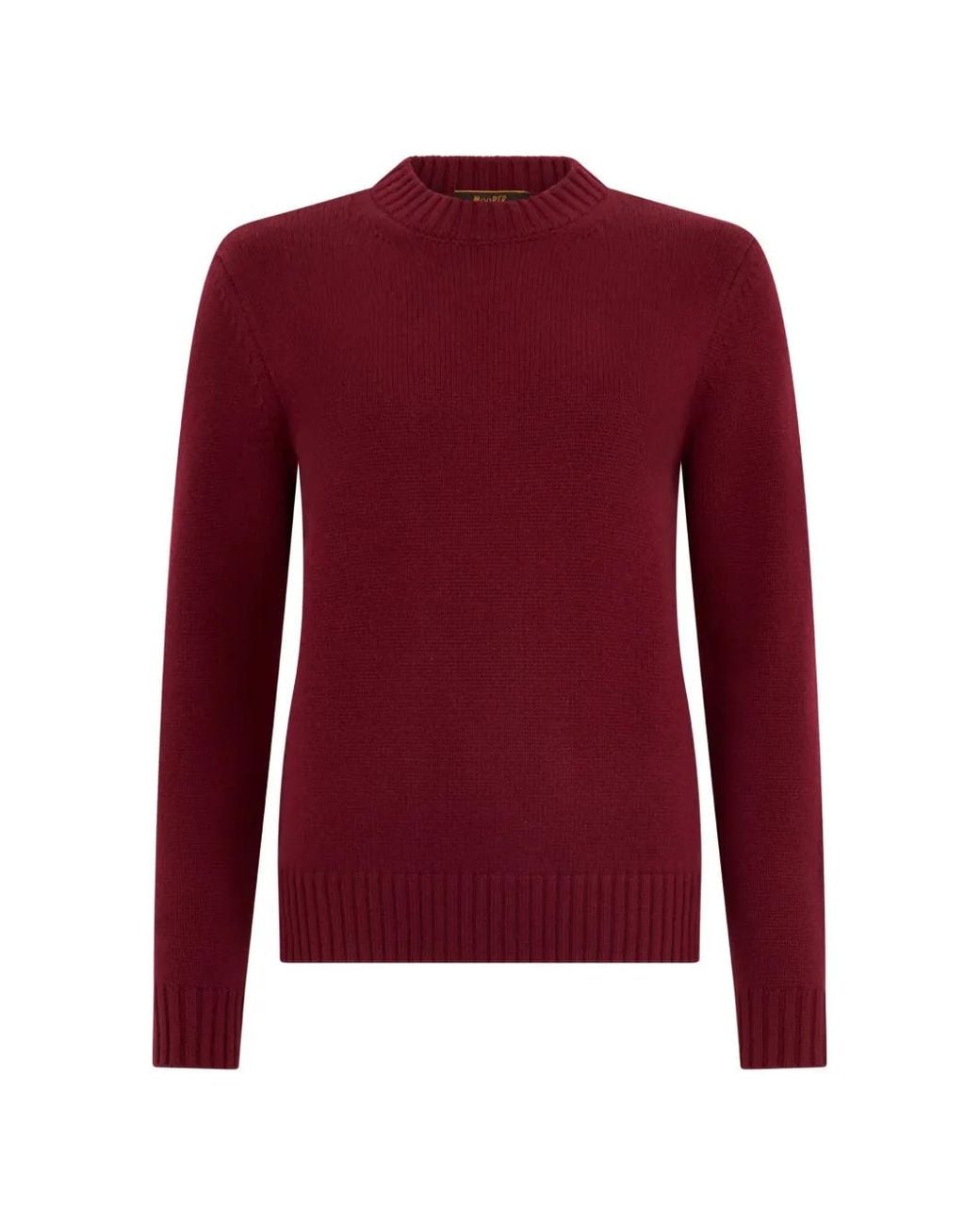 Moorer Red Crew-Neck Sweater