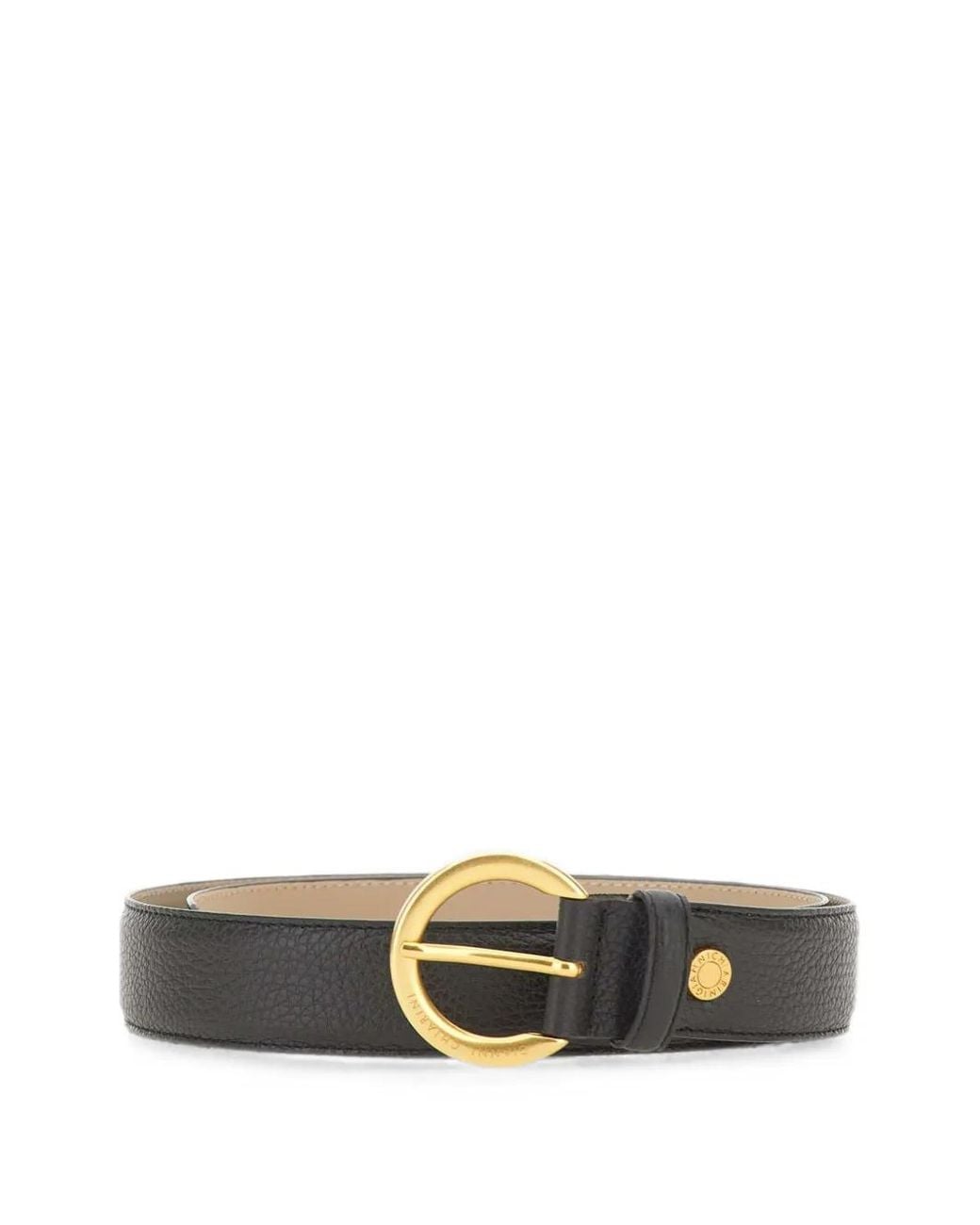 Gianni Chiarini White Hammered-Leather Belt