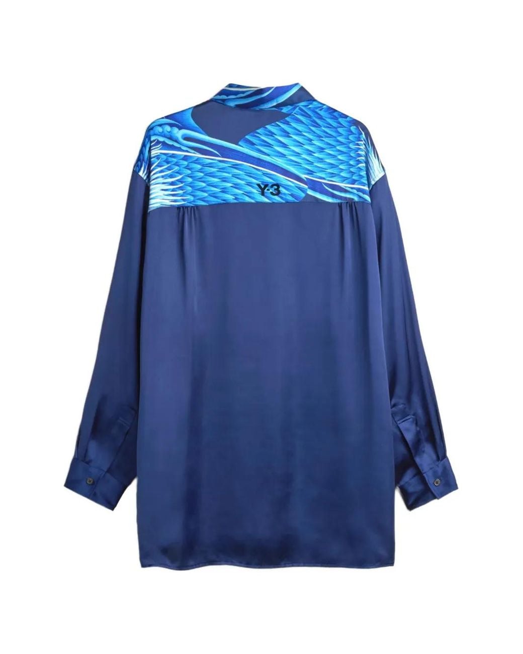 Camicia di Y-3 in Blue da Uomo