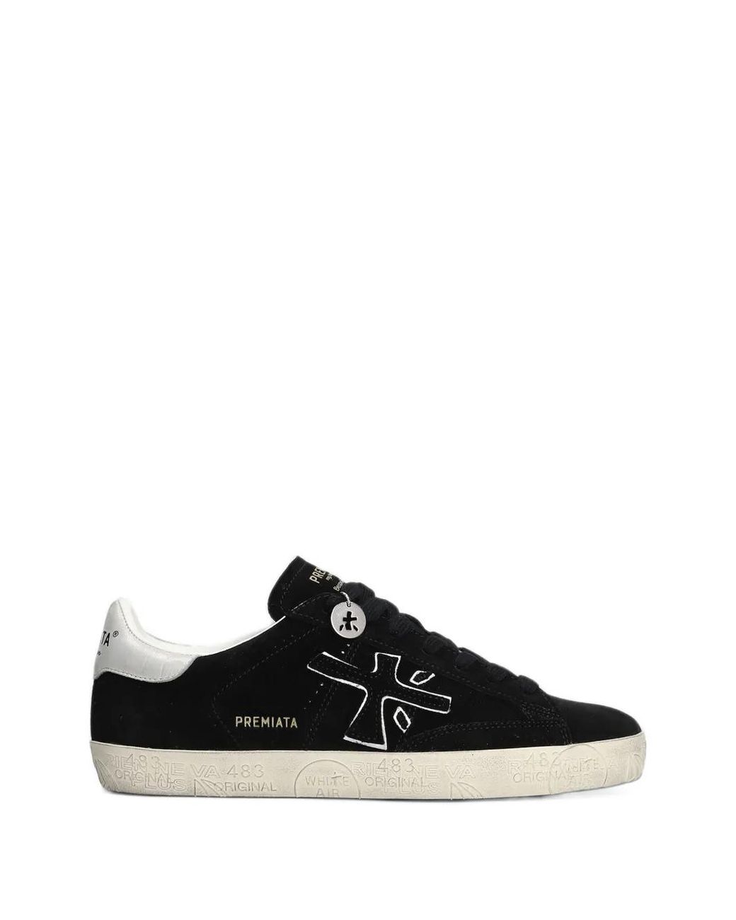 Premiata Black Stevend 8487 Sneakers