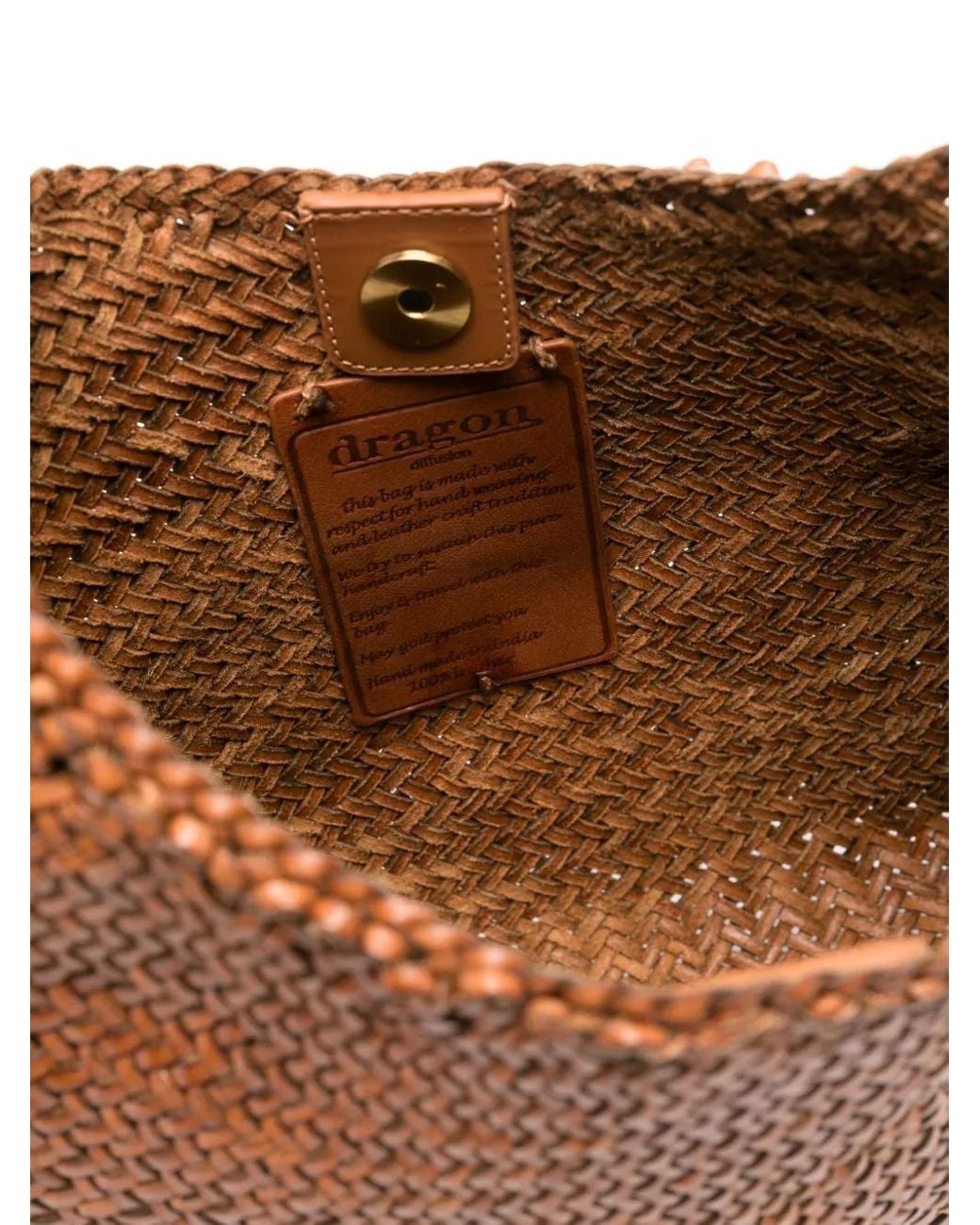 Dragon Diffusion Brown Luna Mezza Schultertasche
