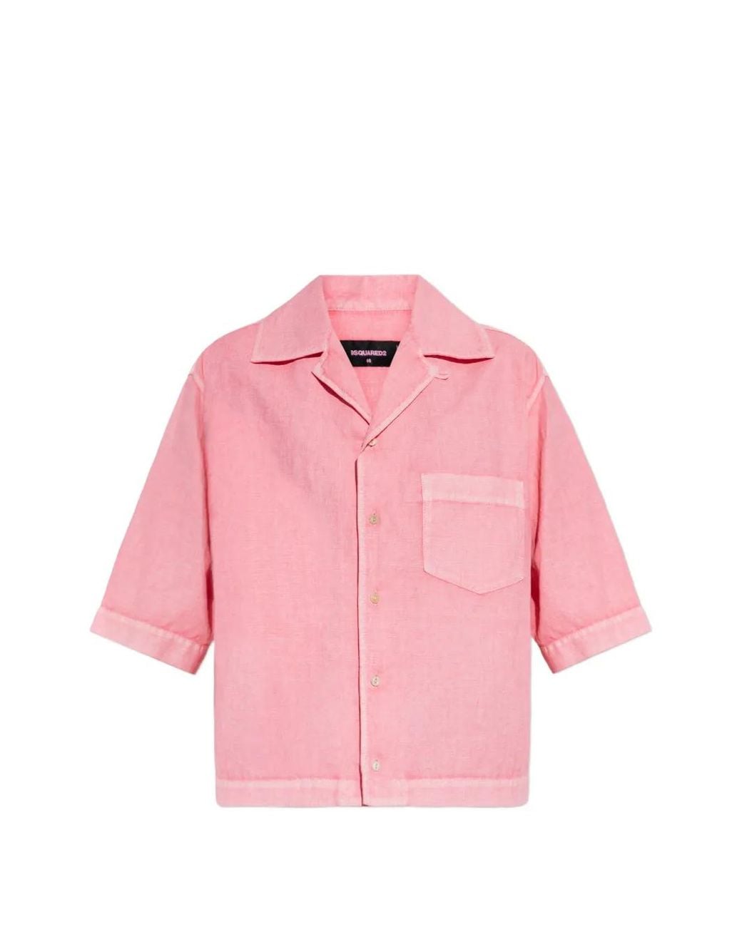 DSquared² Pink Pocket Buttoned Shirt