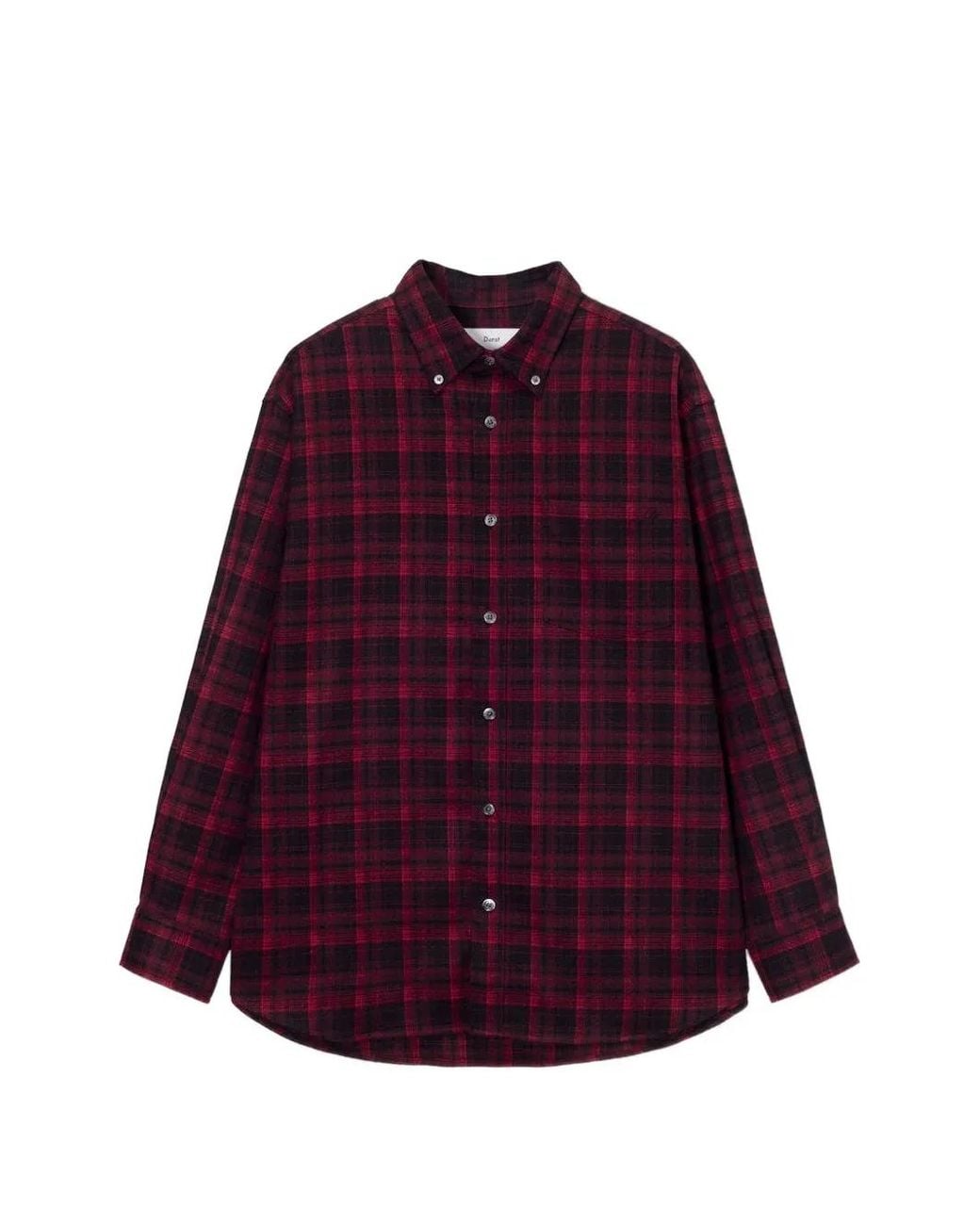 DUNST Purple Check-Pattern Shirt