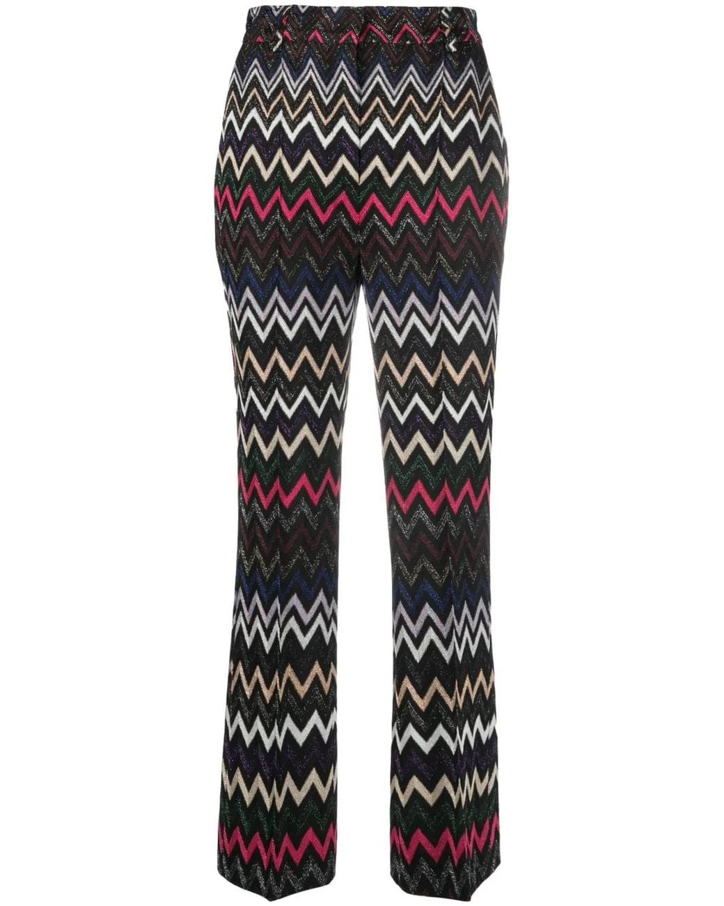 Missoni Black Zigzag Lurex Trousers