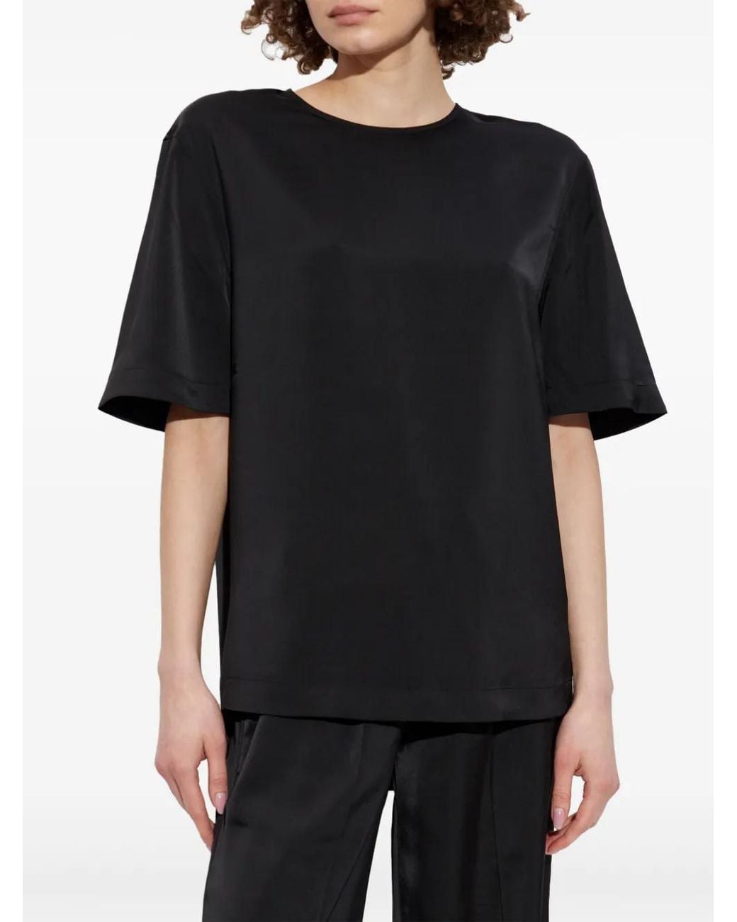 AllSaints Black Amelie Blouse