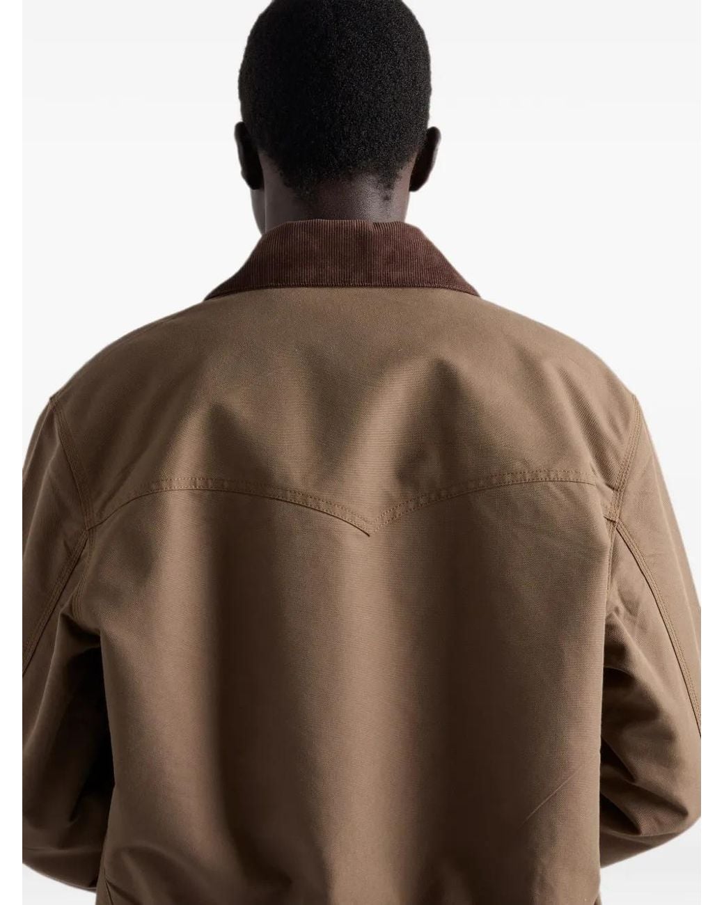 Prada Brown Denim Blouson Jacket for men
