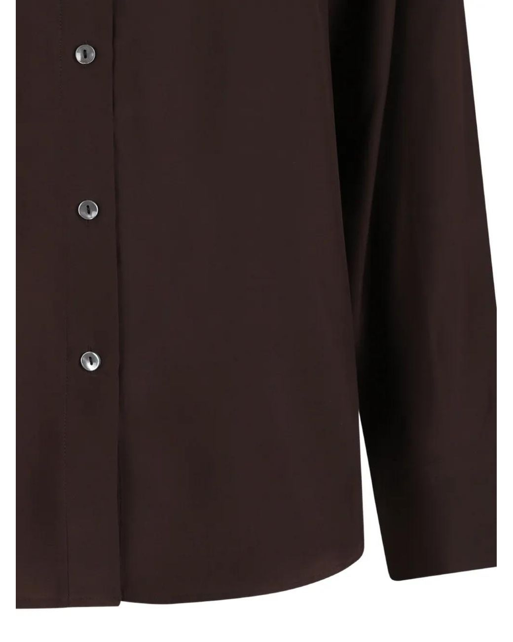 P.A.R.O.S.H. Brown Button-Down Long-Sleeve Shirt