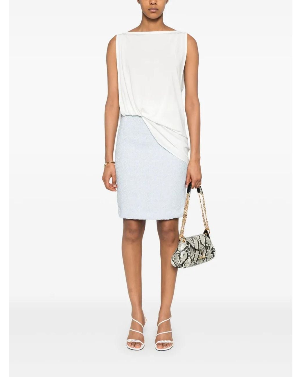 Tagliatore White Nell Mini Skirt