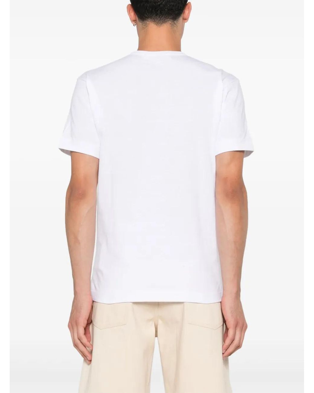 COMME DES GARÇONS PLAY Green Heart-Patch T-Shirt