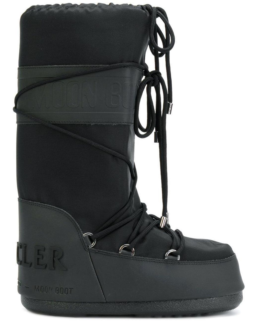Moncler Venus Moon Boots in Black | Lyst UK