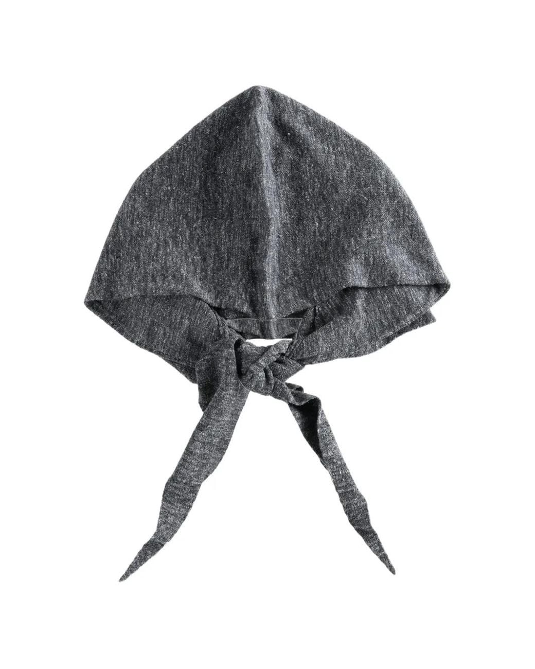 Omar Afridi Gray Marl-Effect Triangular Hoodie for men