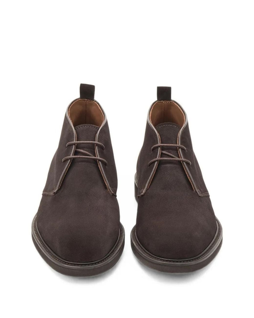 Lottusse Brown Baltimore Lace-Up Boots for men