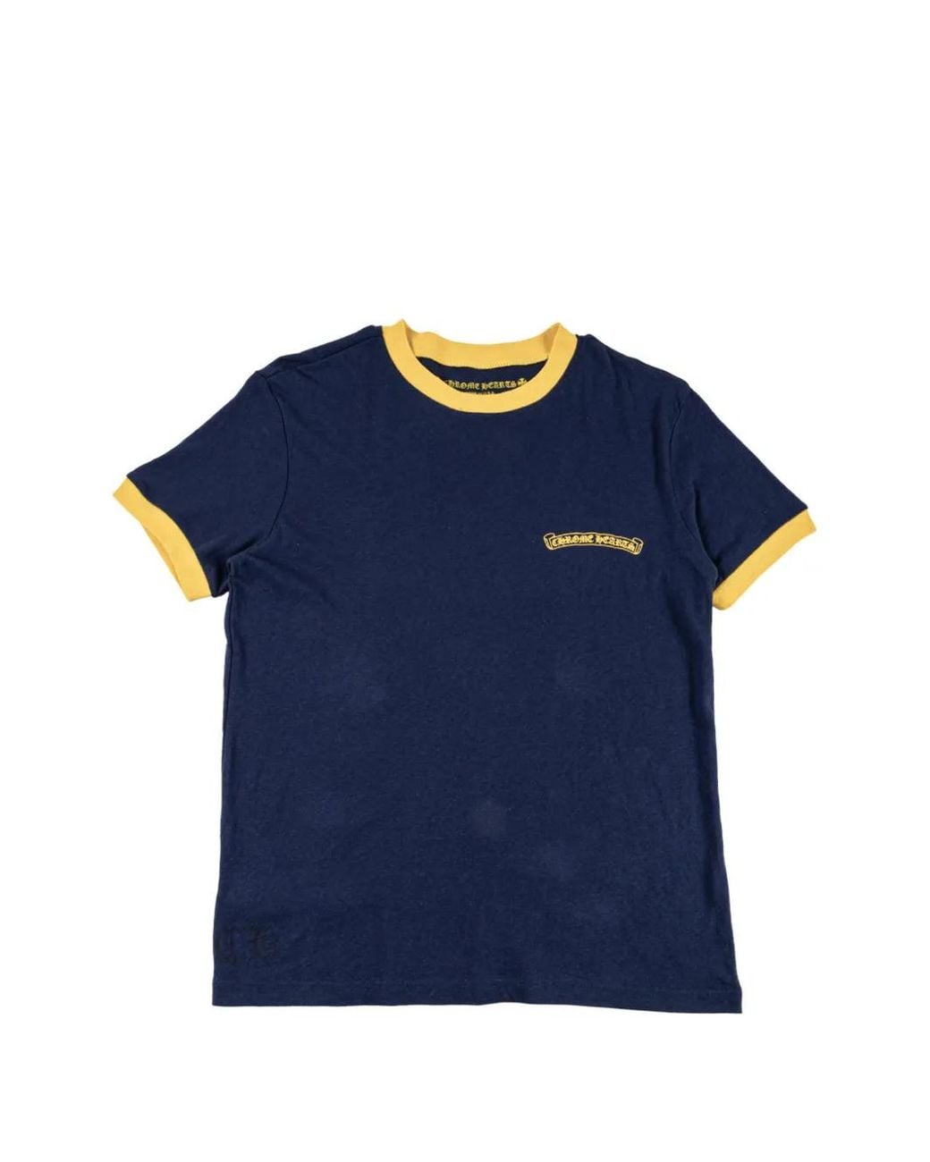 Chrome Hearts Blue Horseshoe-Print T-Shirt for men
