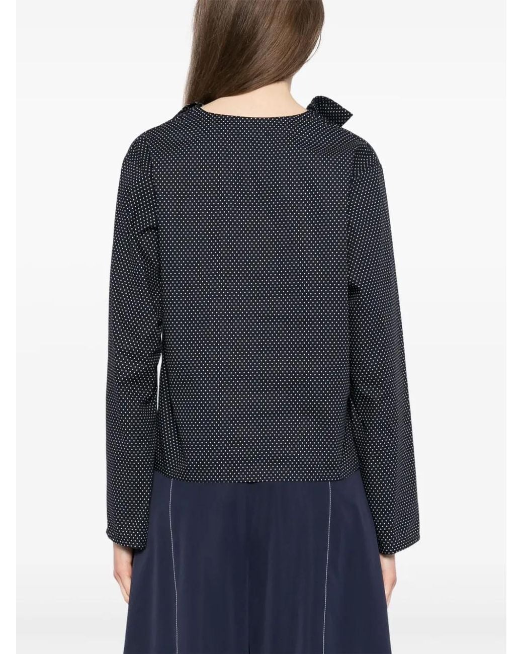 Agnes B. Blue Dot Shirt