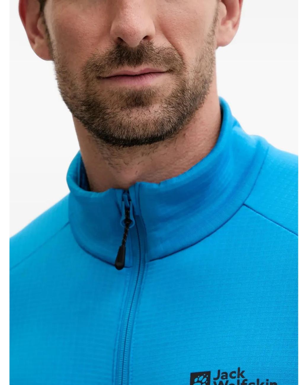 Jack Wolfskin Blue Kolbenberg Zip-Up Track Jacket for men
