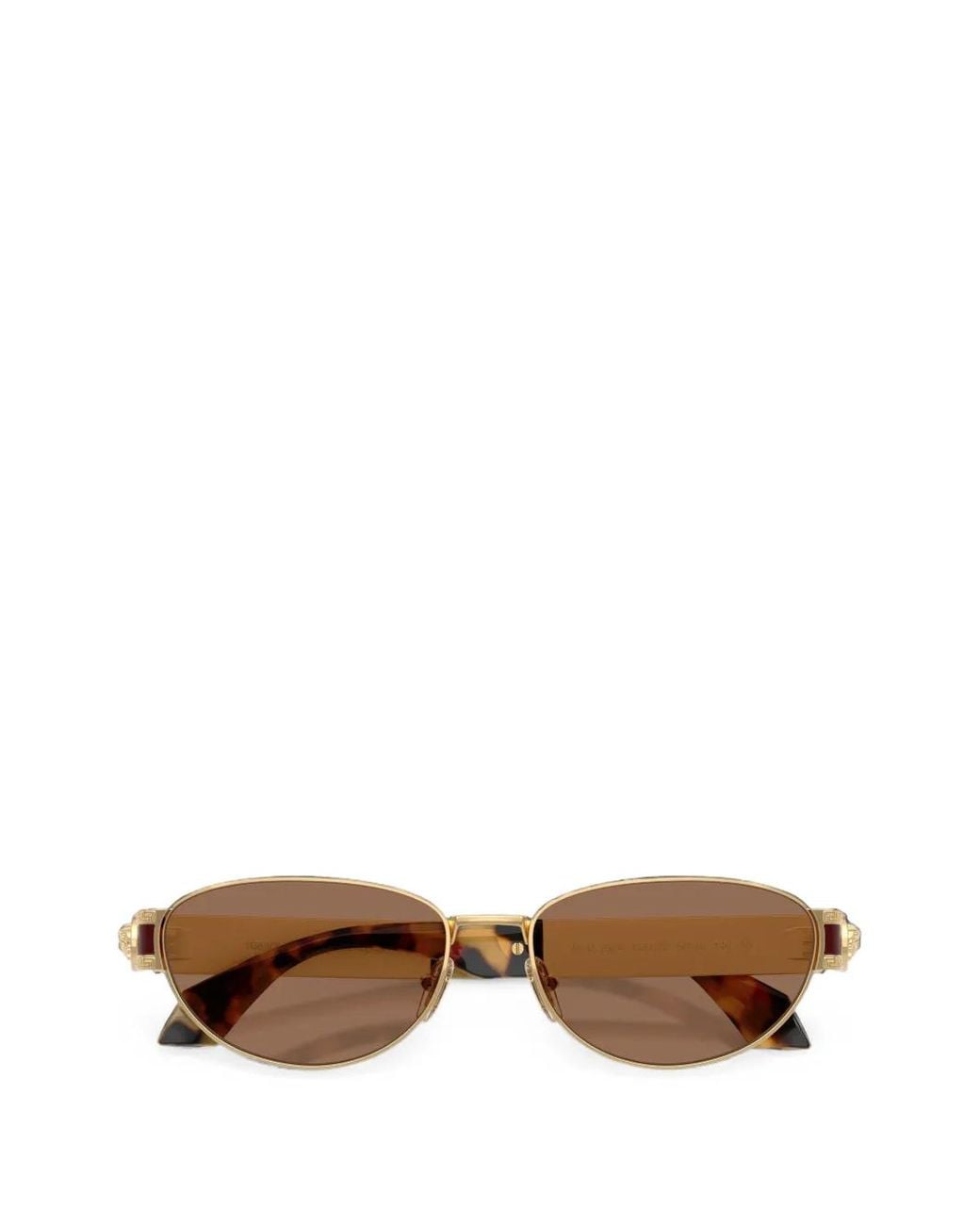 Versace Metallic Greca Medusa Cat-Eye Sunglasses